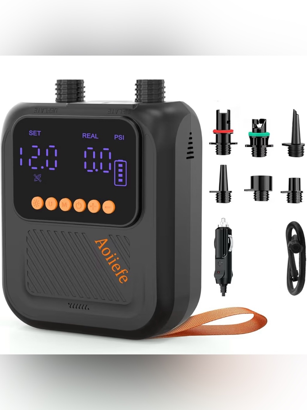 Portable Rechargeable Electric SUP Paddle Board Pump（Not With Battery）